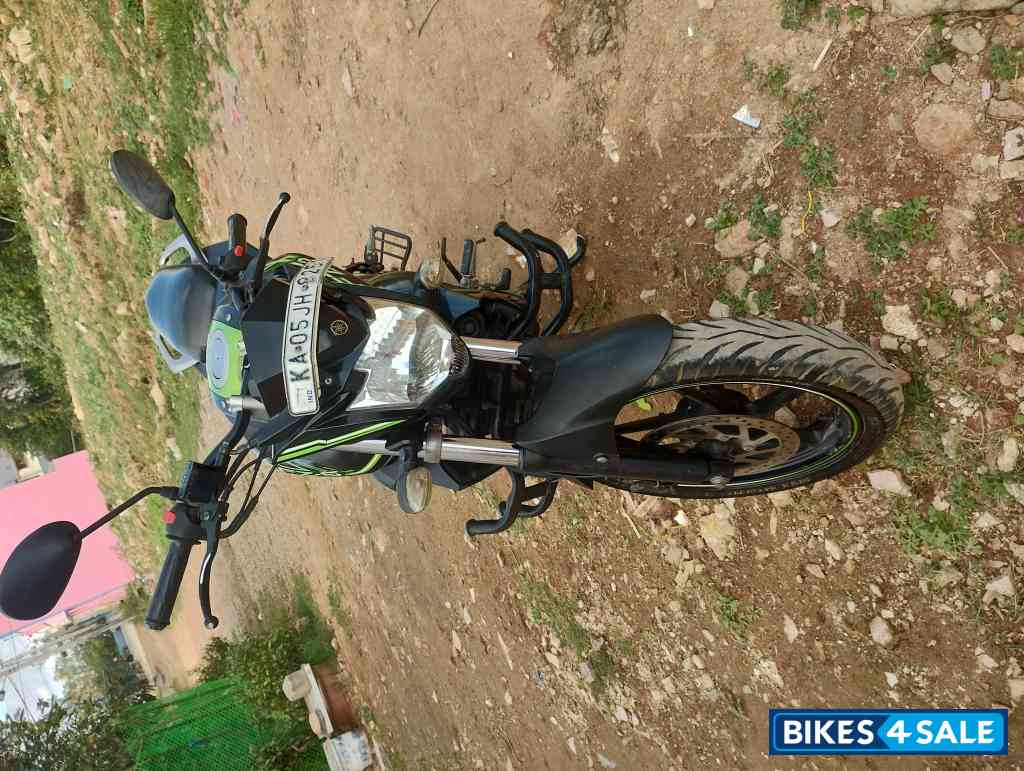 Black & Green Yamaha FZ-S FI V2