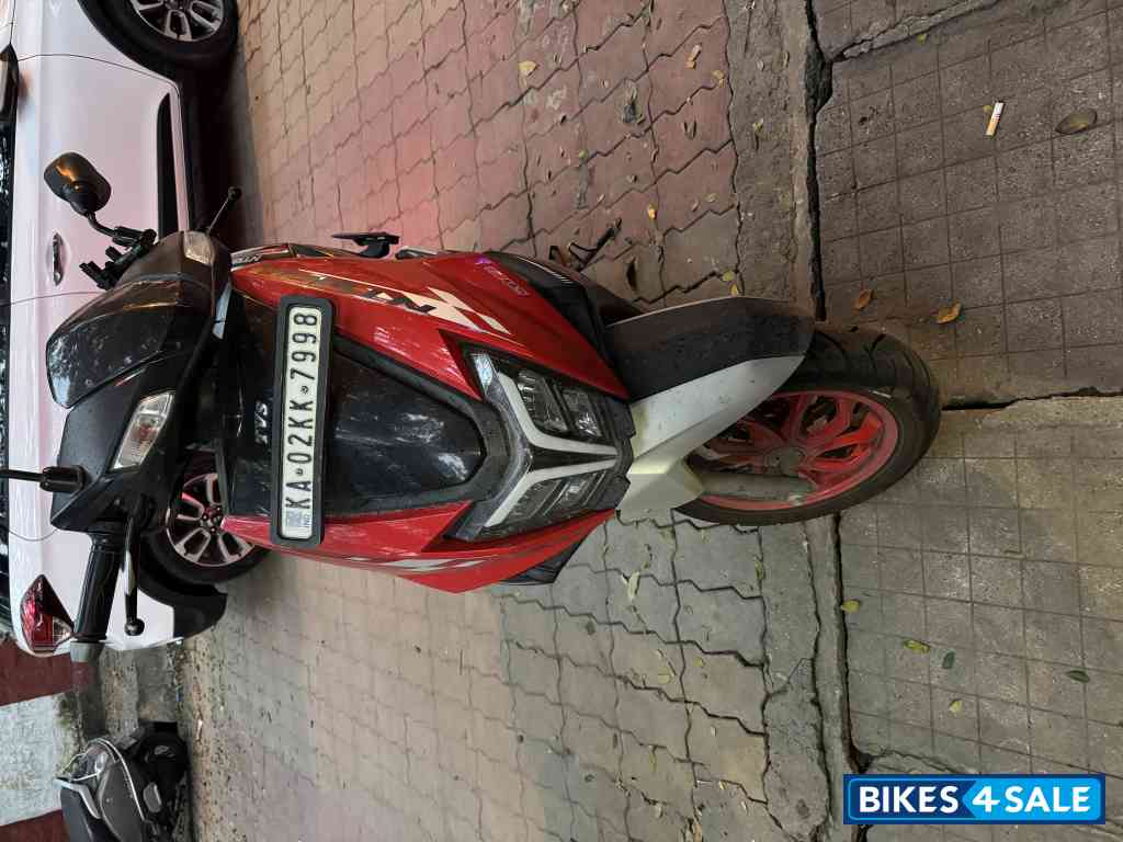 Red TVS NTORQ 125 Race XP