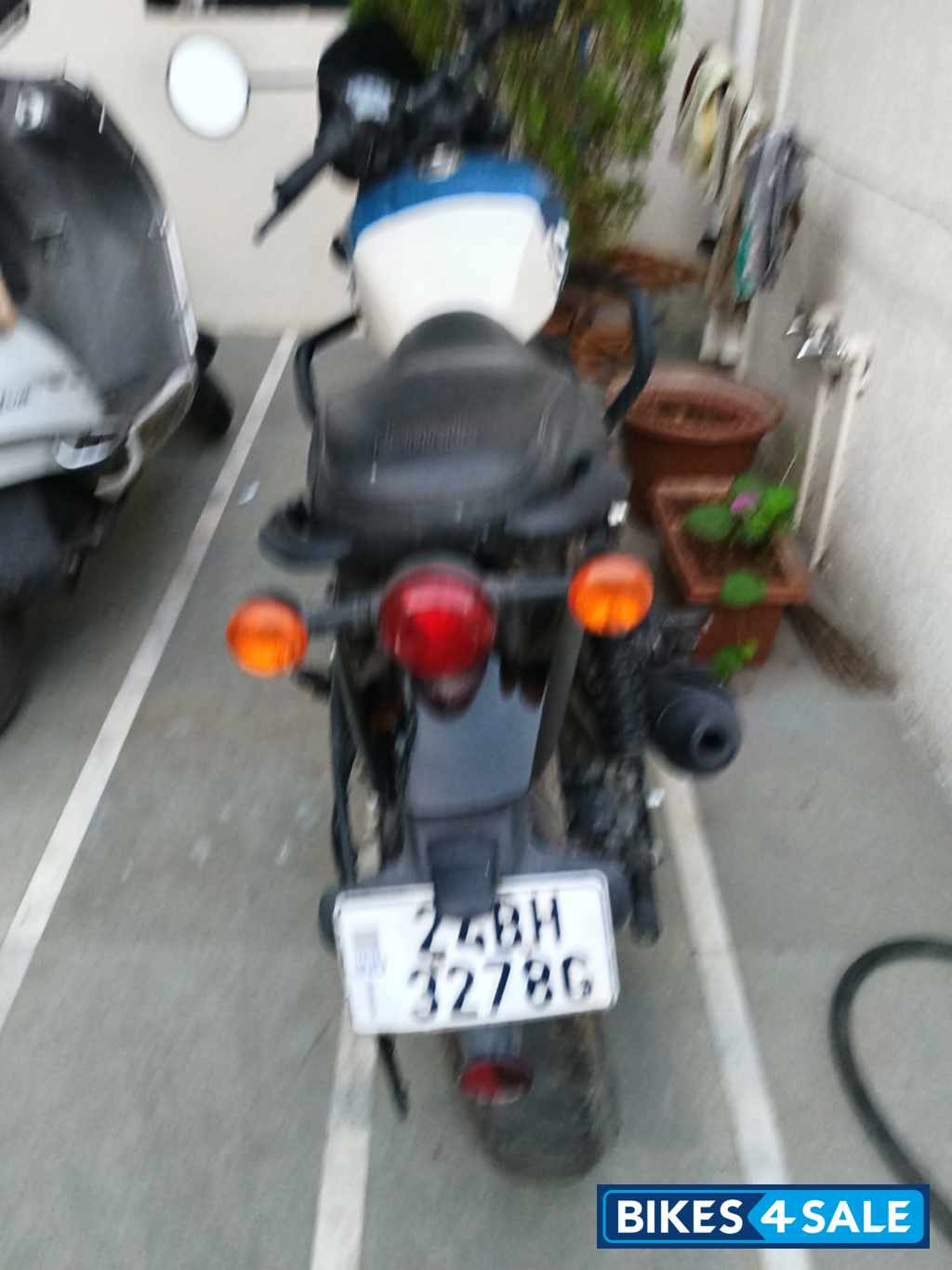 Rebel Blue Royal Enfield Hunter 350 Metro