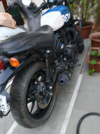 Rebel Blue Royal Enfield Hunter 350 Metro