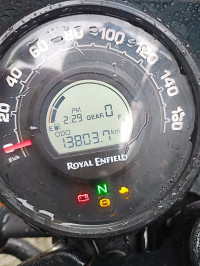 Rebel Blue Royal Enfield Hunter 350 Metro