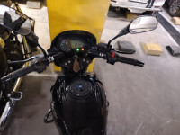 Ebony Black Solar Red Bajaj Pulsar 125 Neon Disc Single Seat
