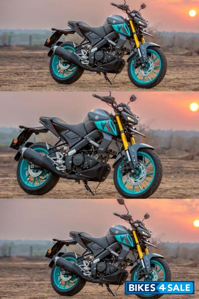 Cyan Blue Yamaha MT-15 BS6