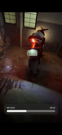 White Orange Black KTM RC 200