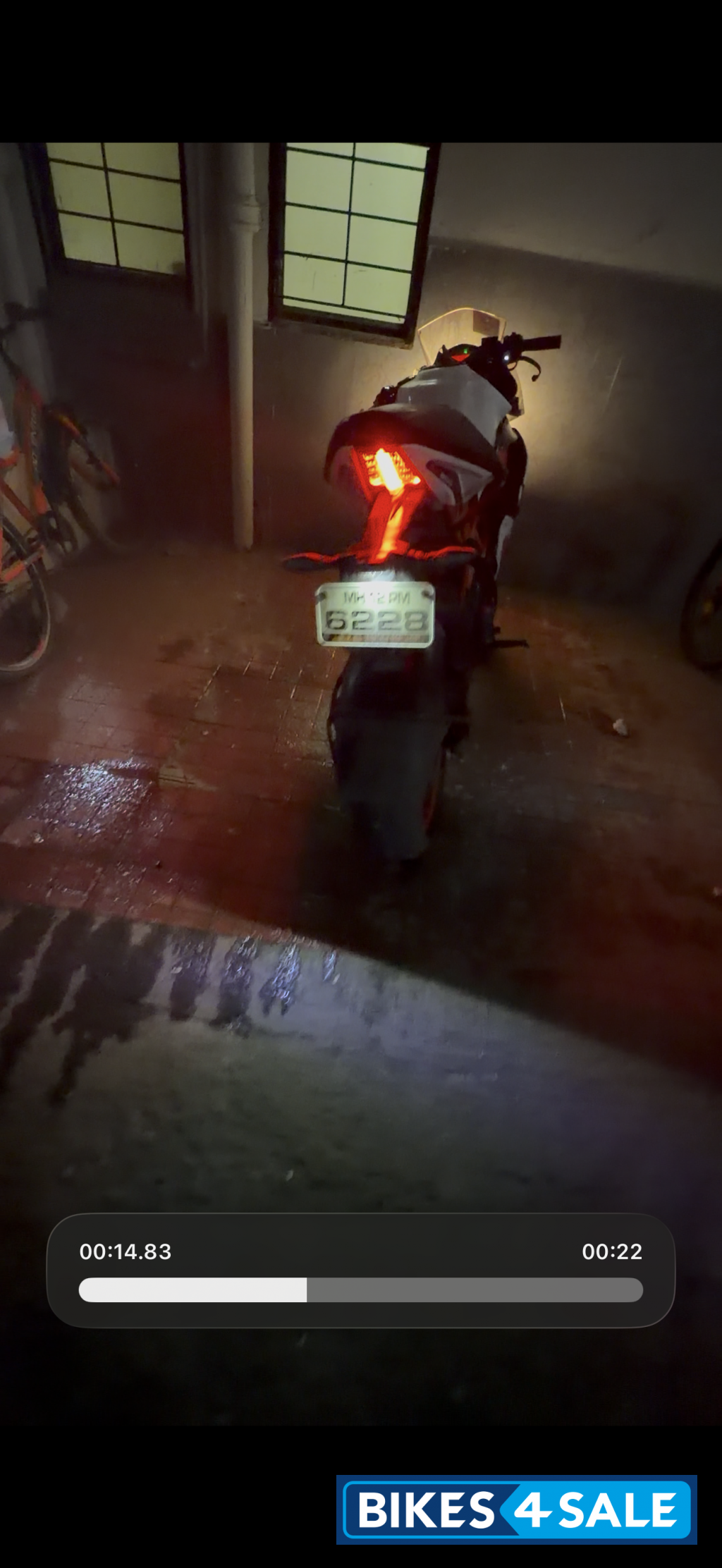 White Orange Black KTM RC 200 White Orange Black KTM RC 200