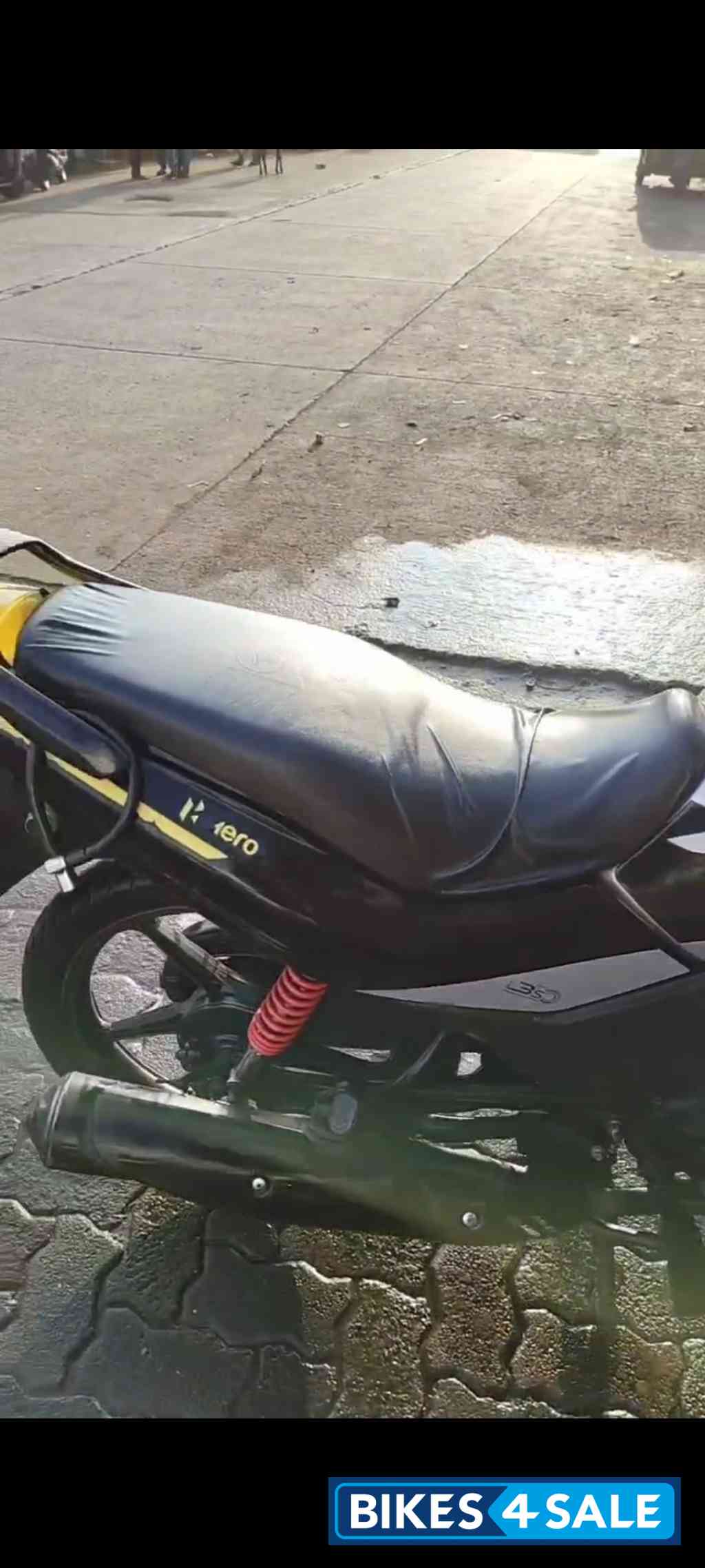 Grey Yellow Hero Passion Pro BS6 Grey Yellow Hero Passion Pro BS6