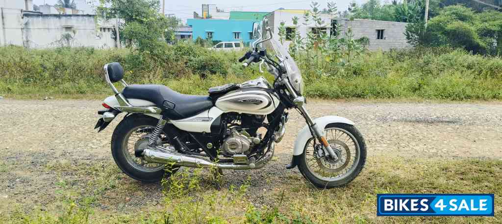 White Bajaj Avenger Cruise 220 BS6