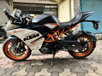 White And Orange KTM RC 390