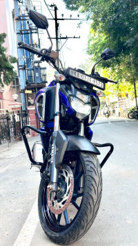 Blue Yamaha FZ-S FI V3