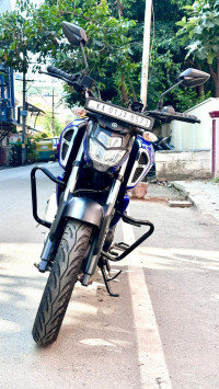 Blue Yamaha FZ-S FI V3