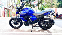 Blue Yamaha FZ-S FI V3