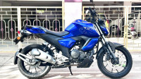 Blue Yamaha FZ-S FI V3