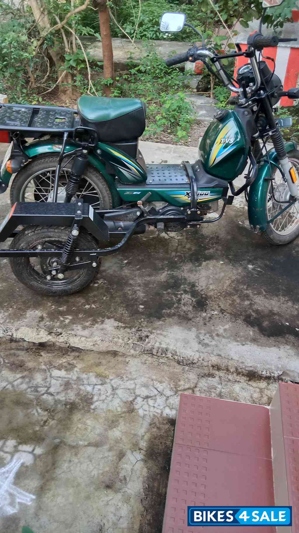 Green TVS XL 100 Heavy Duty i-TOUCHstart