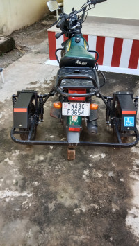 Green TVS XL 100 Heavy Duty i-TOUCHstart