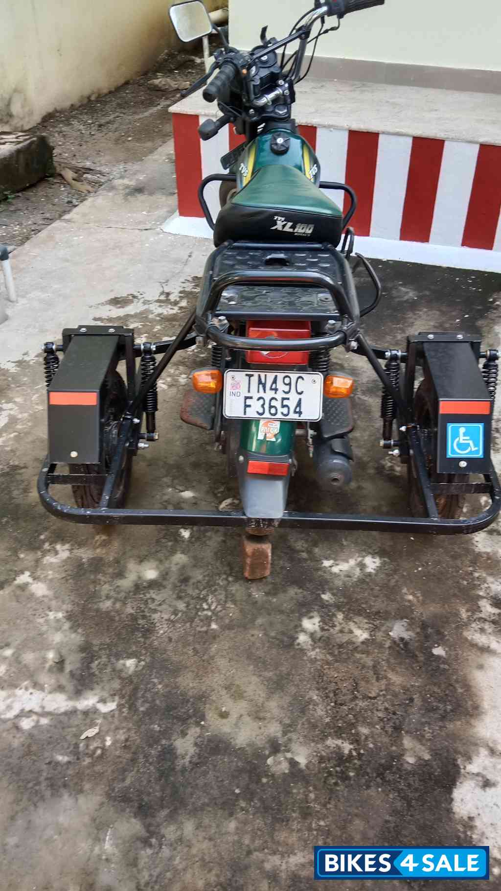 Green TVS XL 100 Heavy Duty i-TOUCHstart Green TVS XL 100 Heavy Duty i-TOUCHstart