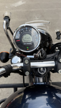 Blue Royal Enfield Meteor 350 Stellar