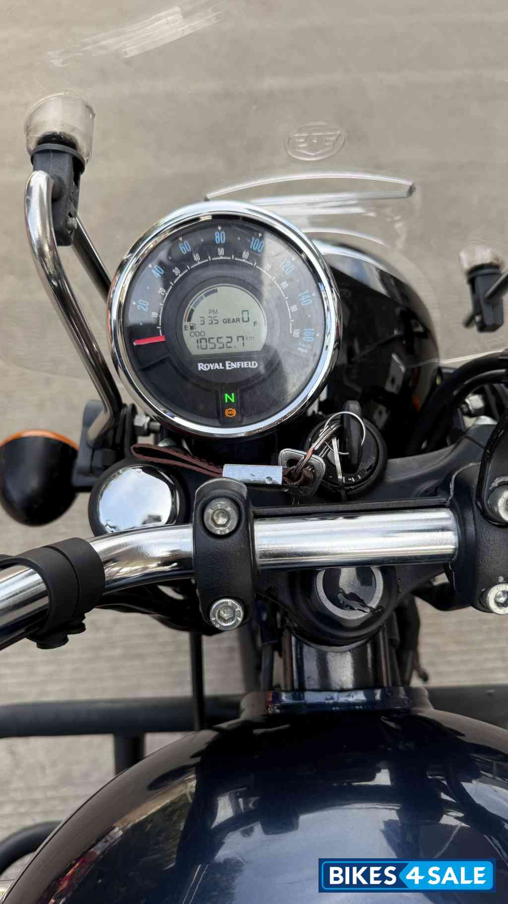 Blue Royal Enfield Meteor 350 Stellar