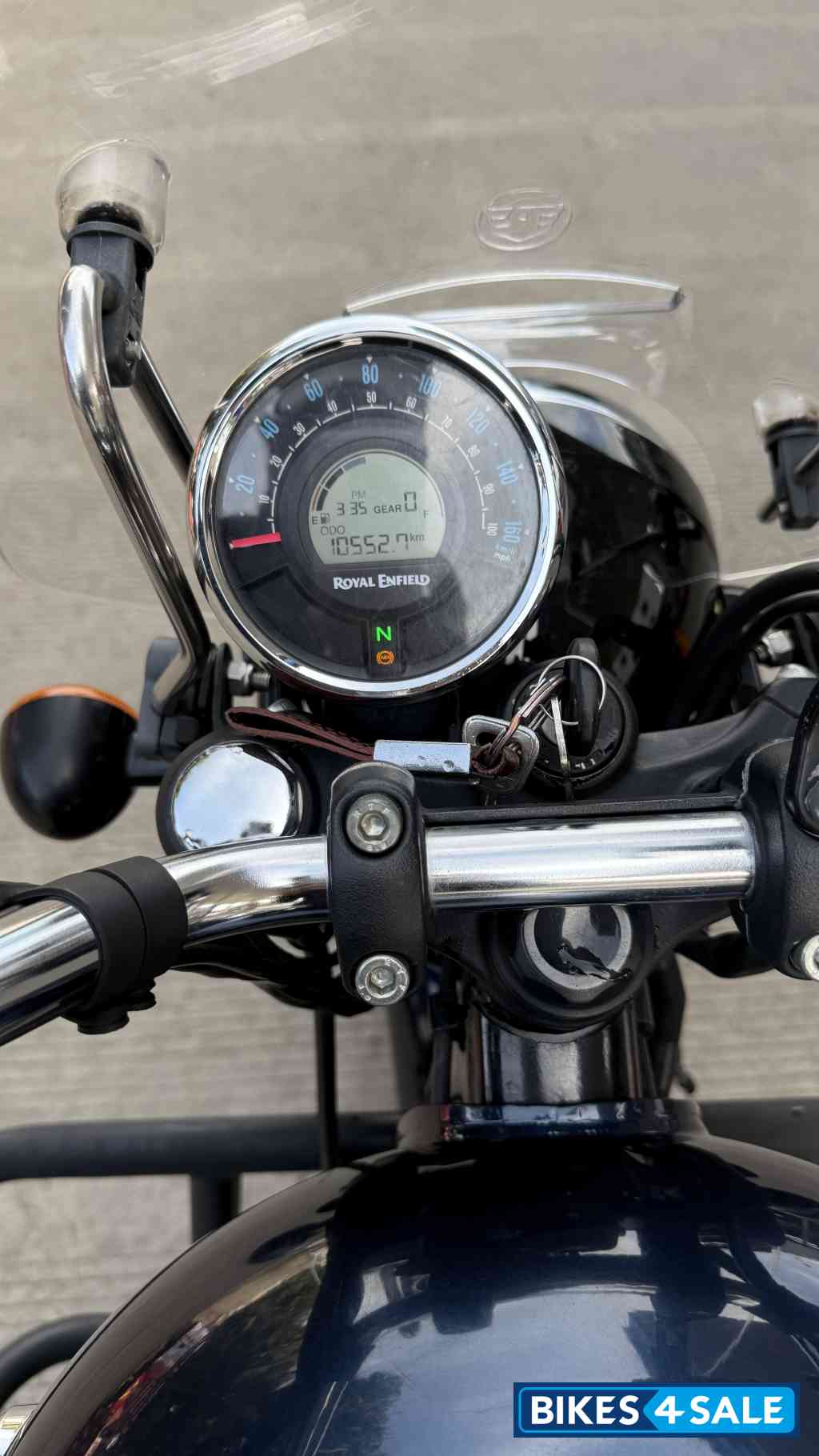 Blue Royal Enfield Meteor 350 Stellar