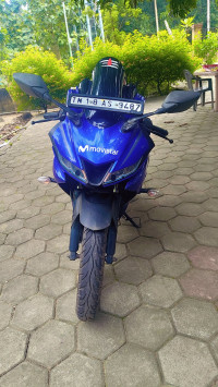 Blue Yamaha YZF R15 V3