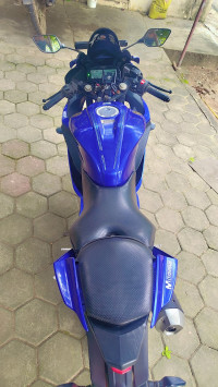 Blue Yamaha YZF R15 V3