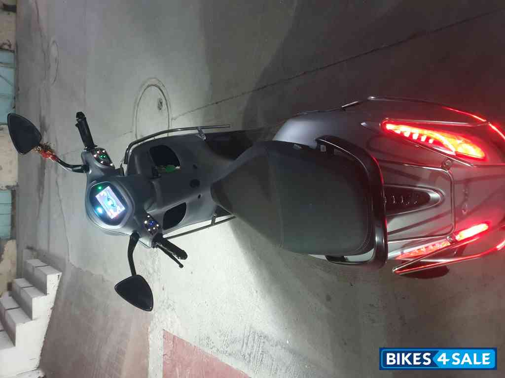 Silver Bajaj Chetak Electric