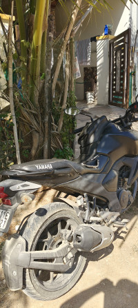 Black Yamaha FZ-S FI V3