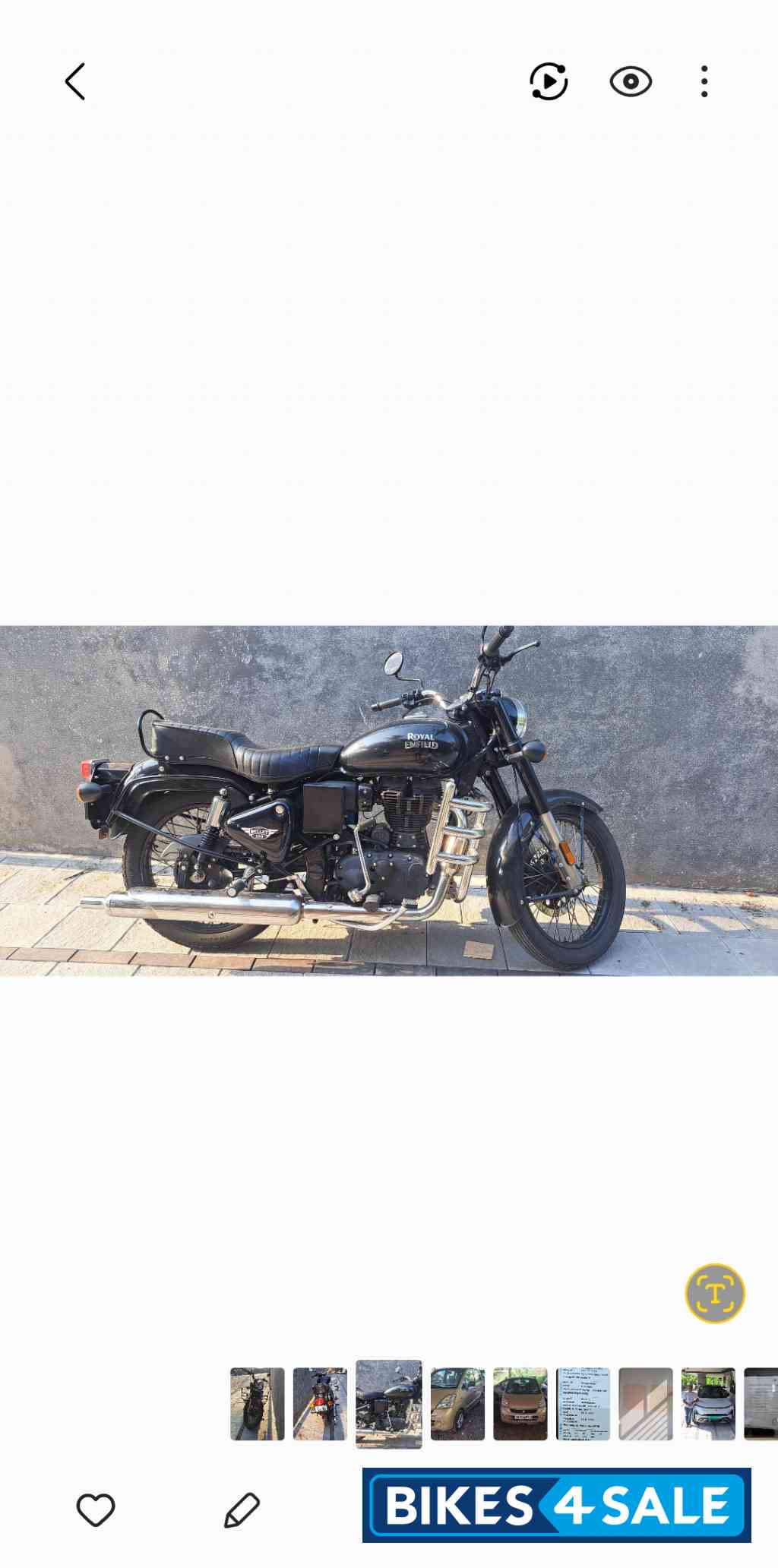 Black Royal Enfield Bullet 350 ES BS6 Black Royal Enfield Bullet 350 ES BS6