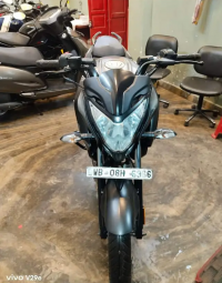 Silver And Black Bajaj Pulsar NS 160