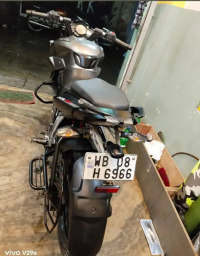 Silver And Black Bajaj Pulsar NS 160