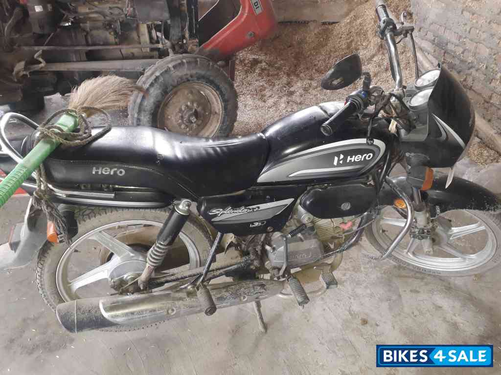 Black Silver Str Hero Splendor Plus IBS i3s