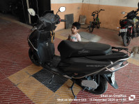 Black Honda Grazia 125 BS6