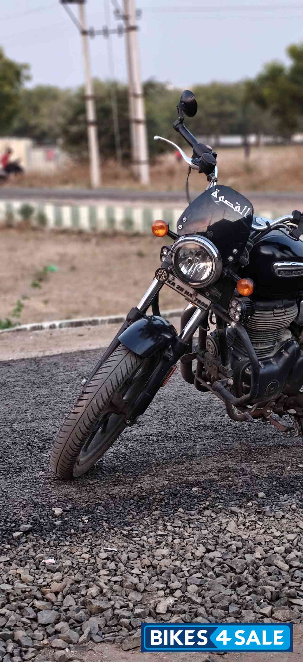 Black Royal Enfield Meteor 350 Stellar