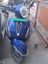 Indigo Metallic Bajaj Chetak Electric