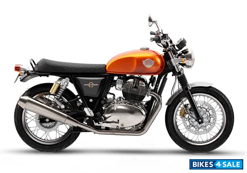 Orange Crush Royal Enfield Interceptor 650 Twin
