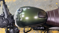 Matte Green Triumph Scrambler 400 X