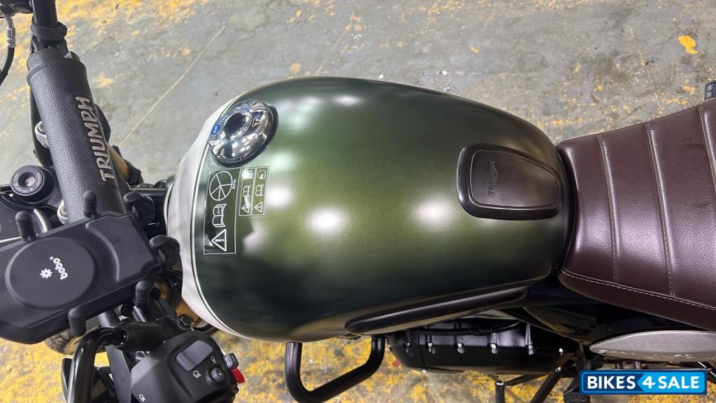 Matte Green Triumph Scrambler 400 X Matte Green Triumph Scrambler 400 X