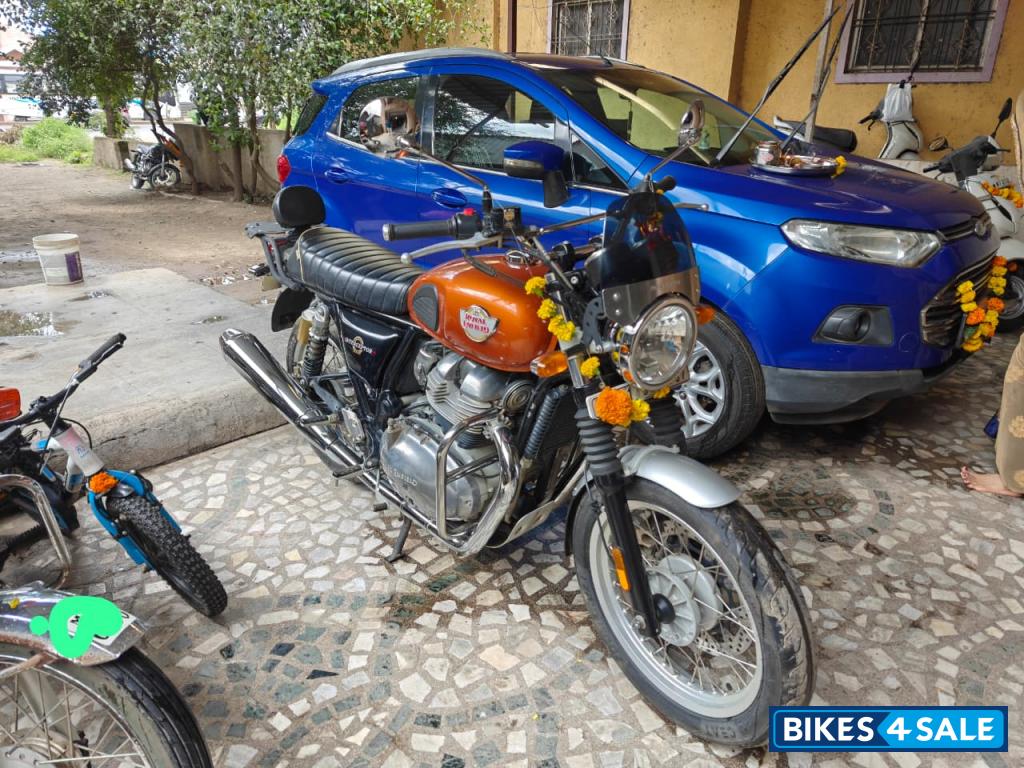 Orange Crush Royal Enfield Interceptor 650 Twin