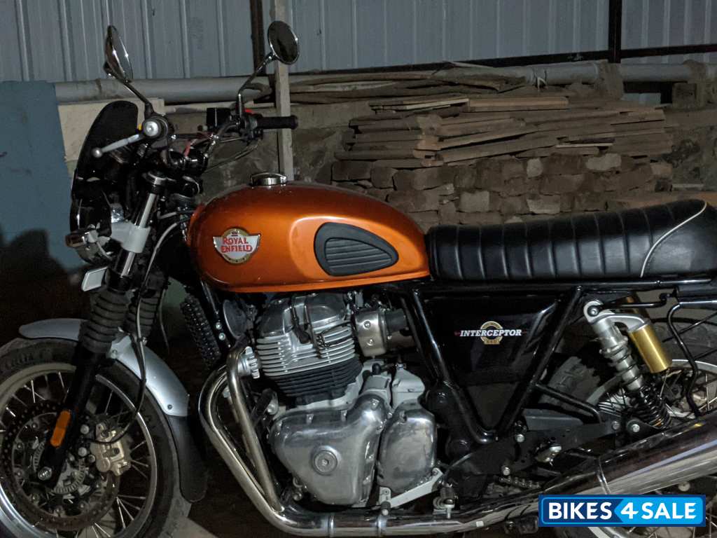 Orange Crush Royal Enfield Interceptor 650 Twin