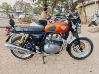 Orange Crush Royal Enfield Interceptor 650 Twin