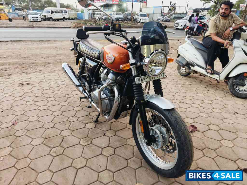 Orange Crush Royal Enfield Interceptor 650 Twin
