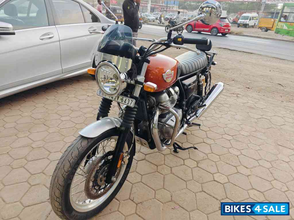 Orange Crush Royal Enfield Interceptor 650 Twin