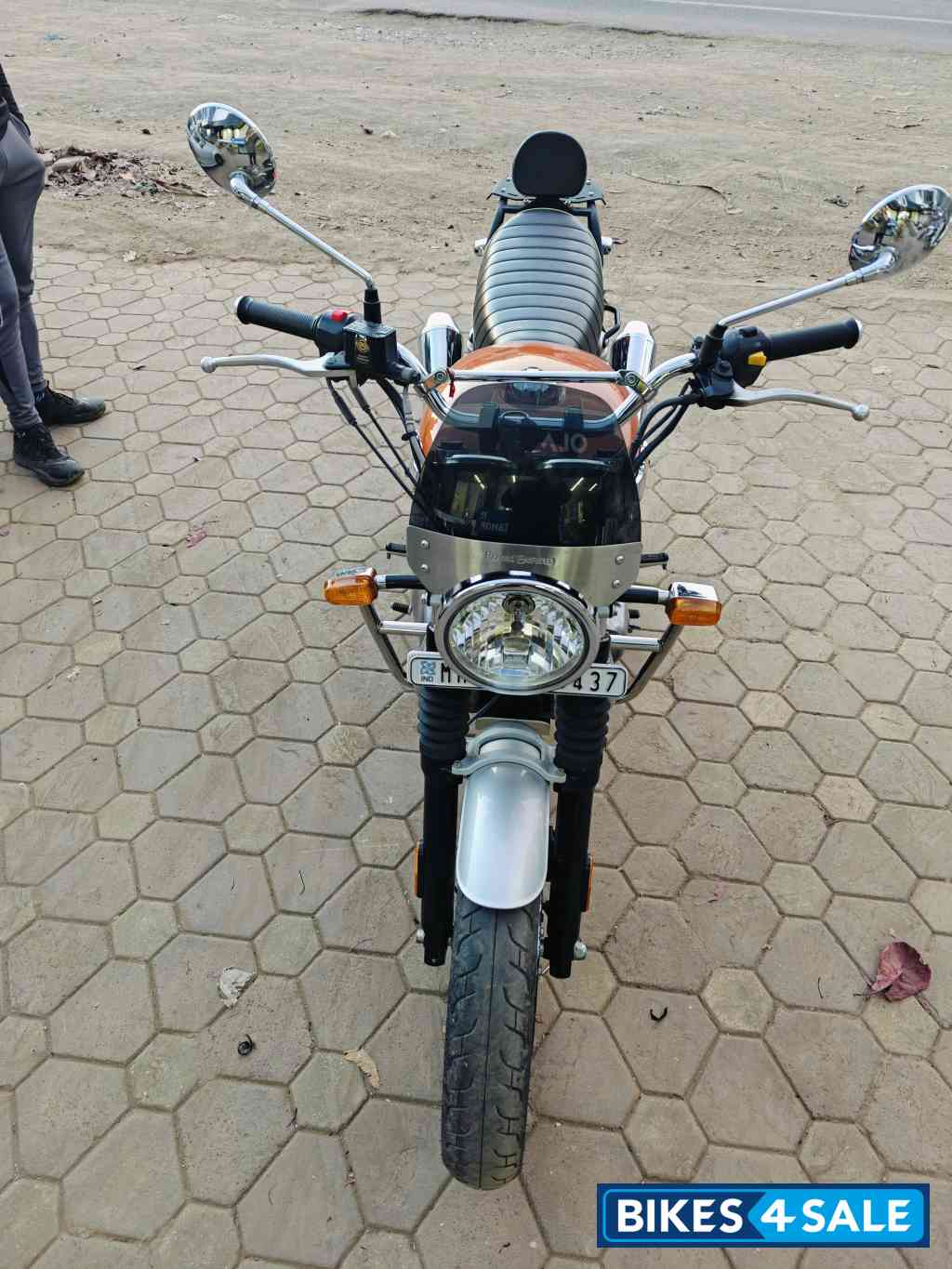 Orange Crush Royal Enfield Interceptor 650 Twin