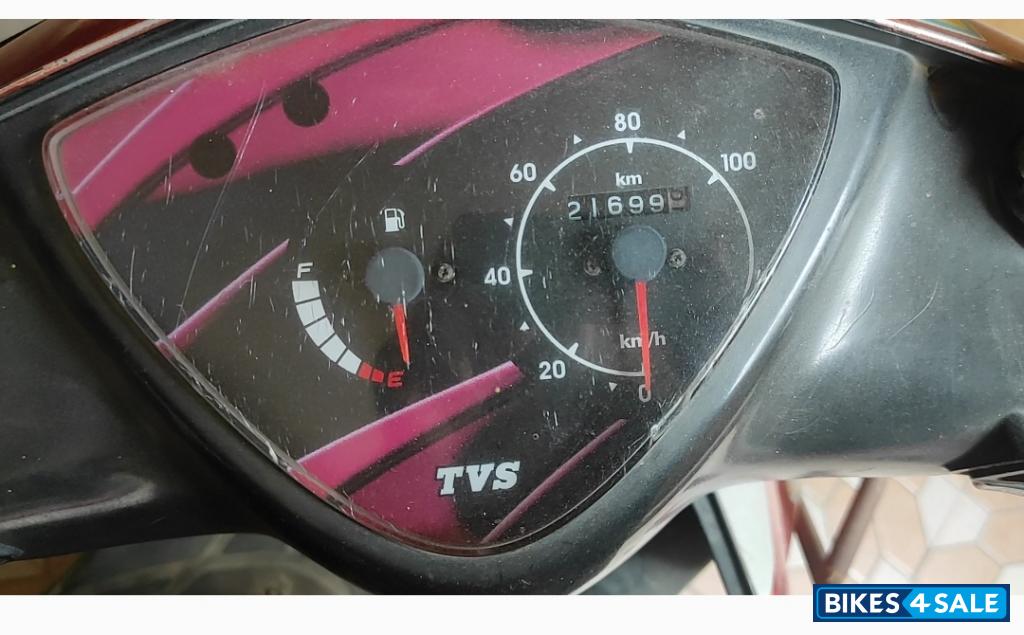 Red TVS Scooty Streak