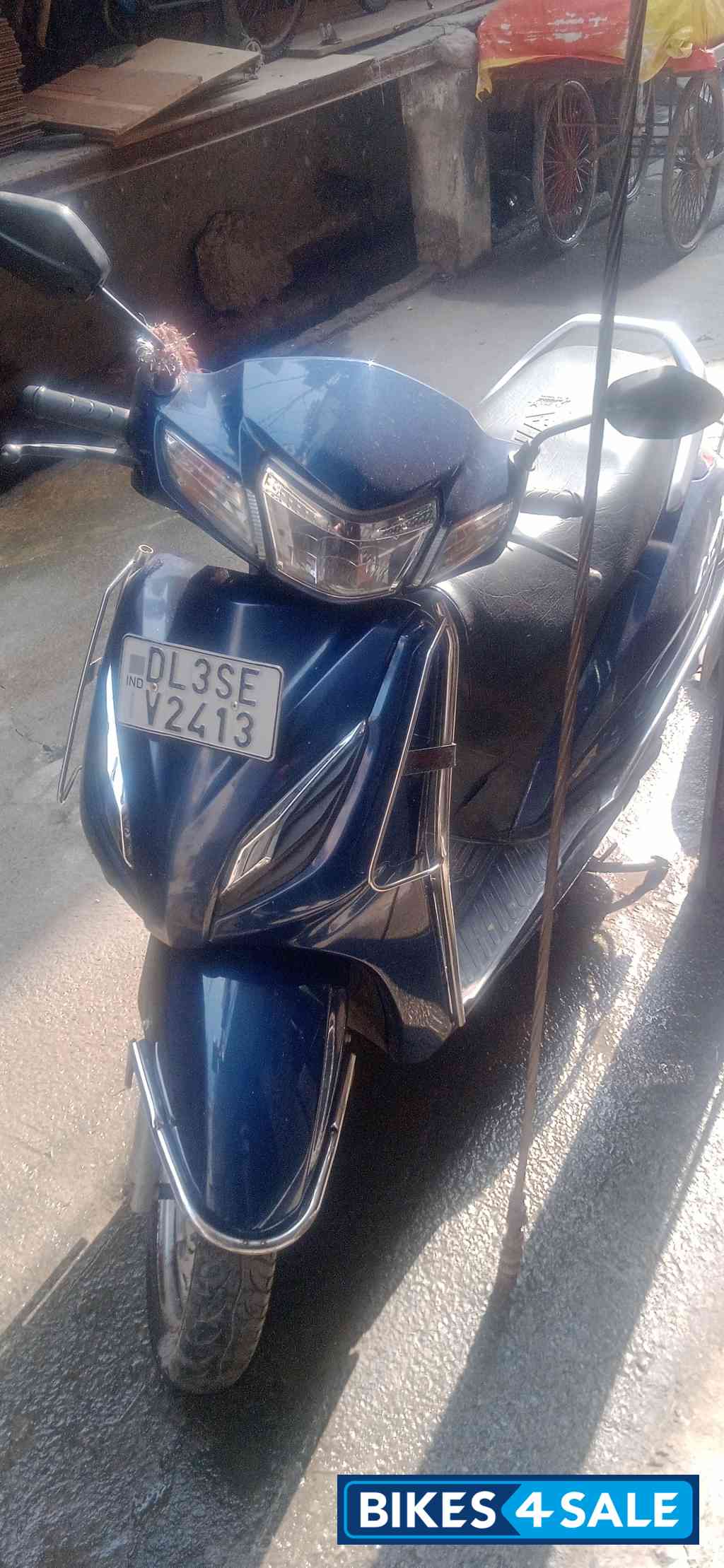 Blue Honda Activa 6G Dlx