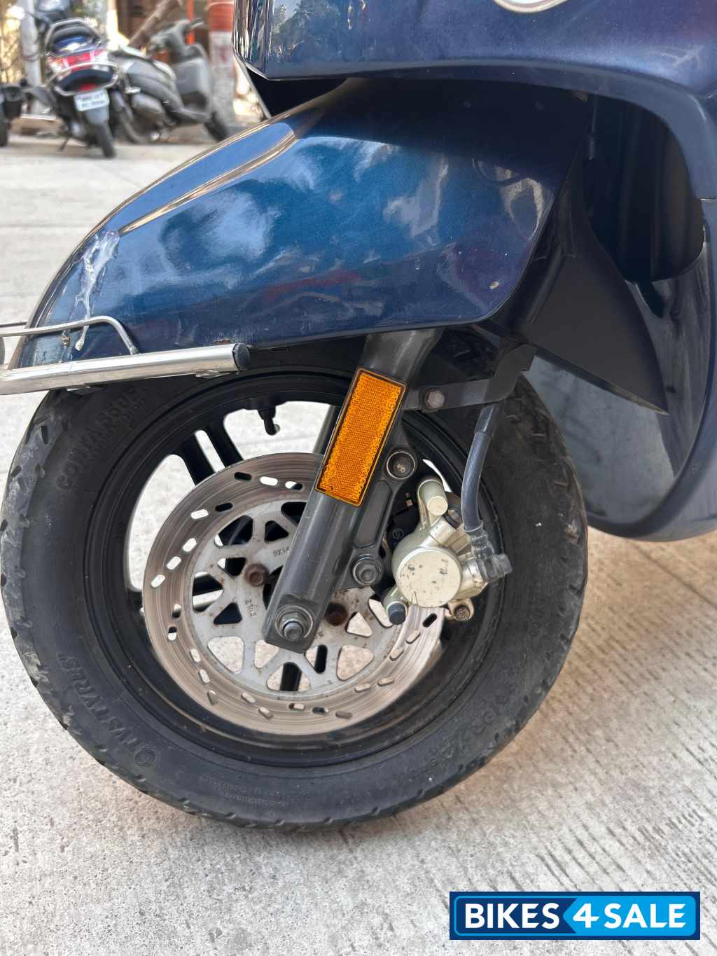 Blue TVS Jupiter ZX Disc BS6