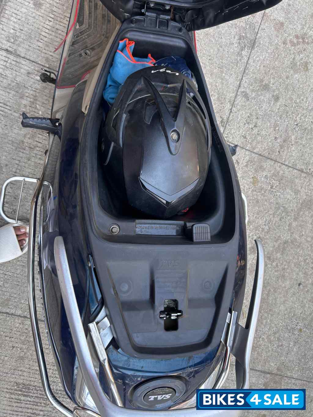 Blue TVS Jupiter ZX Disc BS6