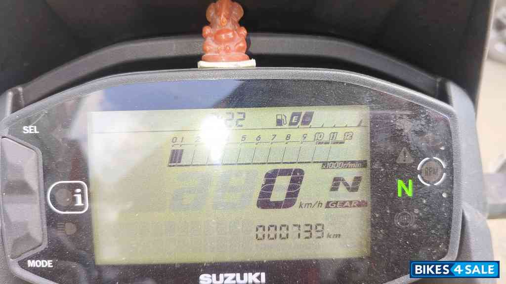 Yellow Suzuki V-Strom 250