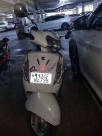 White Suzuki Access 125