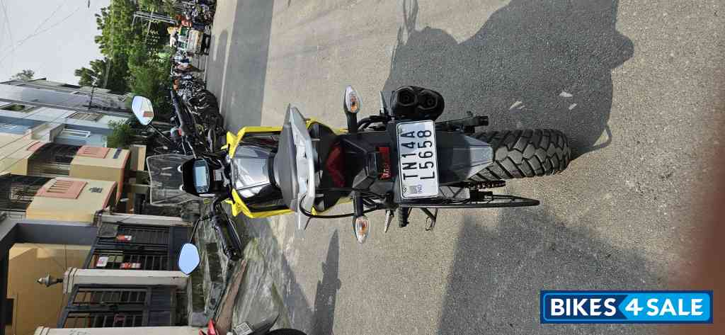 Yellow Suzuki V-Strom 250