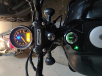 Matte Black Bajaj Avenger Street 220